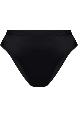 VERSACE Bielizna, Kobieta, Czarny, M, Czarne Wysoko Obcięte Bielizna