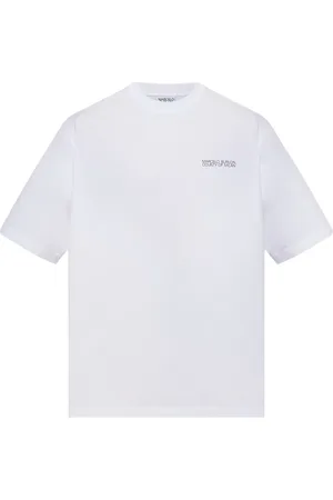 MARCELO BURLON Koszulki, Mężczyzna, Biały, S, Bawełna, T-shirt z logo
