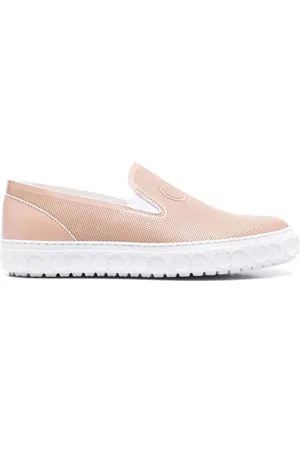 Casadei Buty, Kobieta, Beżowy, 39 1/2 EU, Skóra, Wsuwane skórzane tenisówki