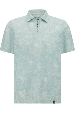 Boggi Milano Koszulki, Mężczyzna, Zielony, M, Bawełna, Koszulka Polo z Mieszanki Bawełny Jersey