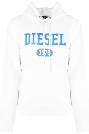 Diesel Bluzy, Mężczyzna, Biały, L, Bluza z kapturem