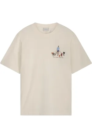 Filling pieces Koszulki, Mężczyzna, Beżowy, S, T-shirt Dog Walker