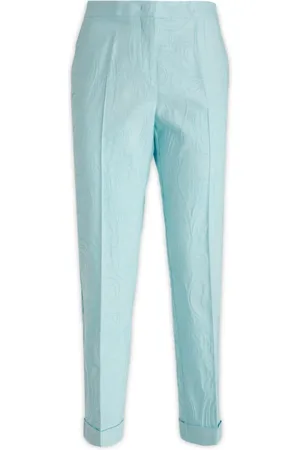 Etro Spodnie, Kobieta, Niebieski, S, Spodnie Slim-fit