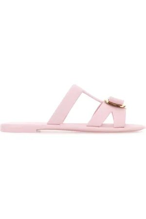 Salvatore Ferragamo Buty, Kobieta, Różowy, 38 EU, Pastel Rubber Lilou Slippers