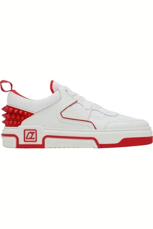 Christian Louboutin Buty, Mężczyzna, Biały, 43 1/2 EU, Skóra, Niskie sneakersy Astro