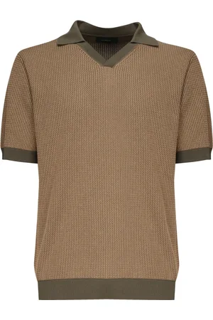 ZANONE Swetry, Mężczyzna, Beżowy, 2XL, Beżowe Koszulki i Pola