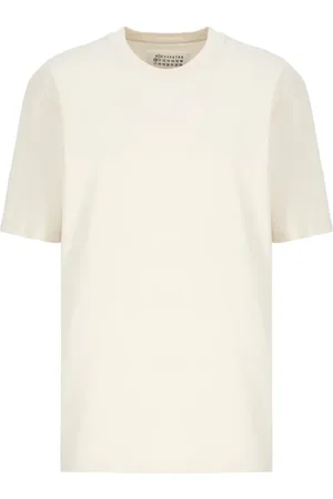 Maison Margiela Koszulki, Mężczyzna, Beżowy, M, Bawełna, Tripack bawełnianych T-shirtów