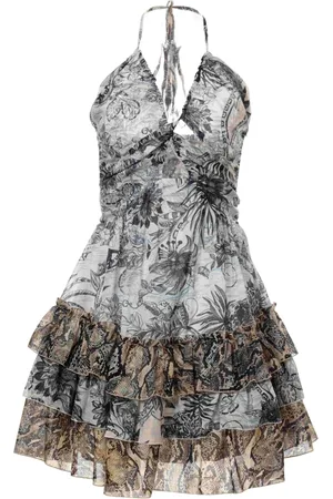 Roberto Cavalli Sukienki, Kobieta, Wielobarwność, 2XS, Sukienki