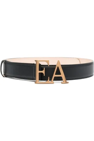 Emporio Armani Akcesoria, Kobieta, Czarny, 75 CM, Skóra, Pasek Fashion