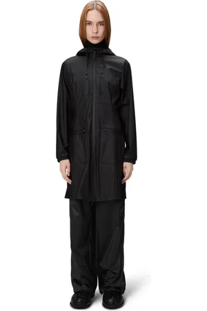 Rains Kurtki, unisex, Czarny, ONE SIZE, Czarna Unisex Kurtka
