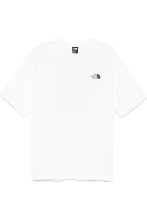 The North Face Koszulki, Mężczyzna, Biały, 2XL, Bawełna, T-shirt z nadrukiem graficznym z okrągłym dekoltem