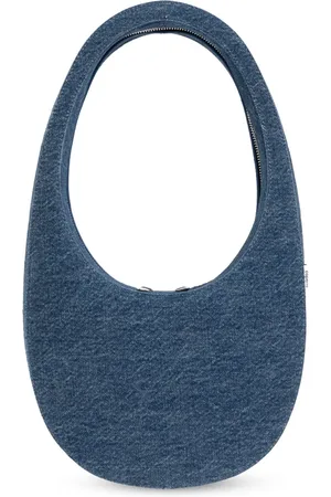COPERNI Torebki, Kobieta, Niebieski, ONE SIZE, Bawełna, Swipe Handbag