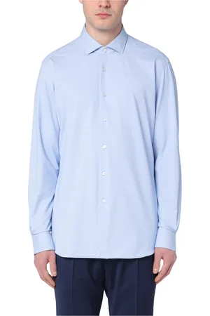 Xacus Koszule, Mężczyzna, Niebieski, 3XL, Aktywna koszula z długim rękawem