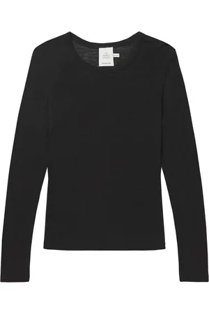 Munthe Koszulki, Kobieta, Czarny, 2XL, Long Sleeve T-Shirt Lutest 1127