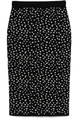 Max Mara Spódnice, Kobieta, Czarny, S, Opunzia Midi Skirt