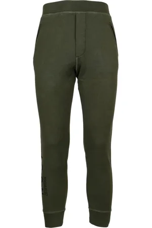 Dsquared2 Spodnie, Mężczyzna, Zielony, M, Bawełna, Bawełniane Spodnie