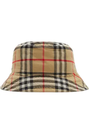 Burberry Akcesoria, unisex, Beżowy, L, Vintage Check Bucket Hat