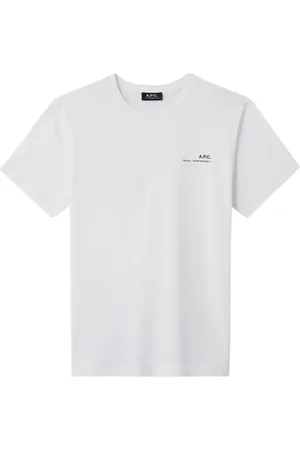 A.P.C. Koszulki, Mężczyzna, Biały, L, Bawełna, Miękki Bawełniany T-shirt z Okrągłym Dekoltem