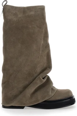 The Attico Buty, Kobieta, Beżowy, 41 EU, Skóra, Robin Botki