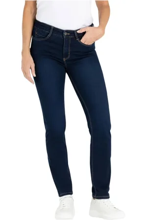 Mac Jeansy, Kobieta, Niebieski, XL, Dream Jeansy Straight-Leg