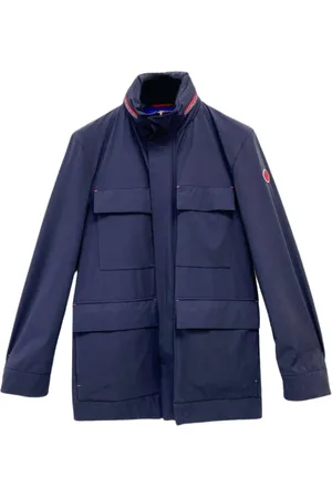 Carolina Herrera Kurtki, Mężczyzna, Niebieski, S, Nylon, Nylonowa Kurtka