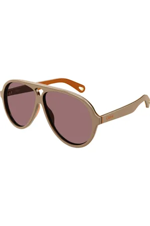 Chloé Akcesoria, Kobieta, brązowy, ONE SIZE, Okulary przeciwsłoneczne
