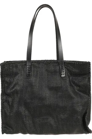 Dragon Diffusion Torebki, Kobieta, Czarny, ONE SIZE, Skóra, Skórzana torba shopper