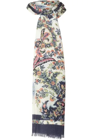 Etro Akcesoria, Kobieta, Wielobarwność, ONE SIZE, Kaszmir, Szal Paisley