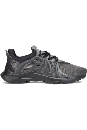 Fendi Buty, Mężczyzna, Czarny, 42 EU, Poliester, Tag Sneakers