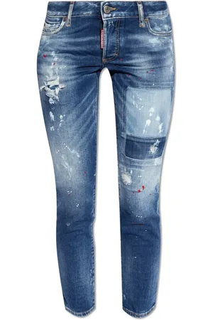 Dsquared2 Jeansy, Kobieta, Niebieski, S, Bawełna, Jennifer Jeansy