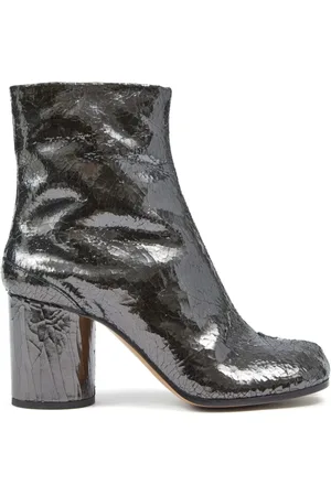 Maison Margiela Buty, Kobieta, Szary, 37 EU, Skóra, Botki Tabi