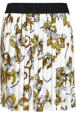 VERSACE Spódnice, Kobieta, Wielobarwność, 2XS, Spódnice Biały