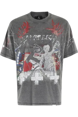 Represent Koszulki, Mężczyzna, Szary, L, Master of Puppets All Over Print T-Shirt