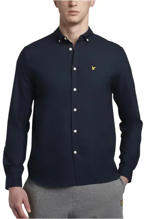 Lyle & Scott Koszule, Mężczyzna, Niebieski, S, Bawełna, Formal Shirt