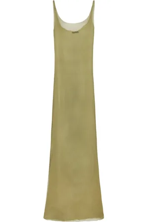 Cortana Sukienki, Kobieta, Zielony, M, Sukienka Aura Silk Cambric