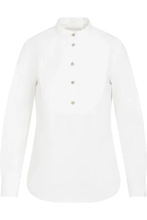 Chloé Bluzki, Kobieta, Biały, S, Bawełna, Stylowa koszula