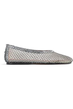 FORTE FORTE Buty, Kobieta, Szary, 38 EU, Poliester, Baleriny Strass Flat