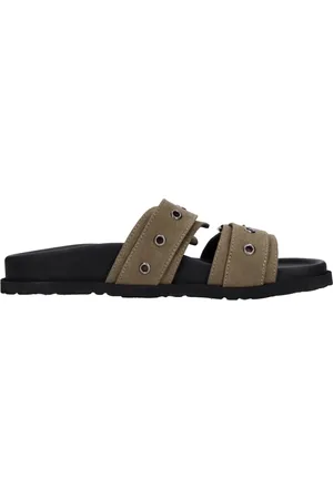 Msgm Buty, Kobieta, Zielony, 38 EU, Sandały Zielone