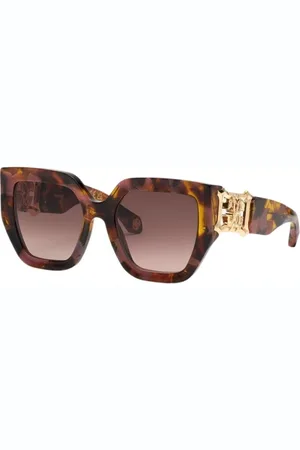 Roberto Cavalli Akcesoria, Kobieta, brązowy, ONE SIZE, Okulary przeciwsłoneczne Mirror Snake