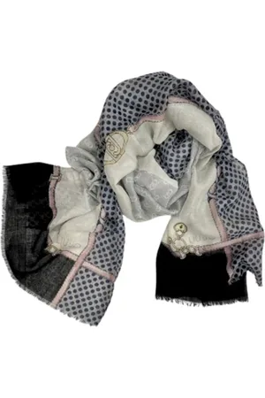 Liu Jo Akcesoria, Kobieta, Czarny, ONE SIZE, Len, Szal Etola Valentine`s