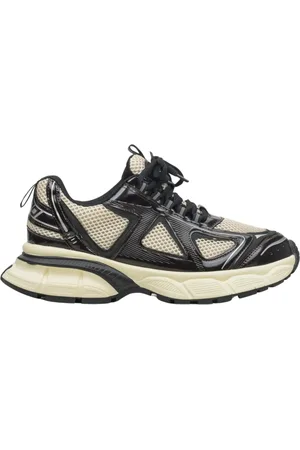 Estro Buty, Kobieta, Czarny, 40 EU, Czarne i beżowe sneakersy z elastyczną platformą