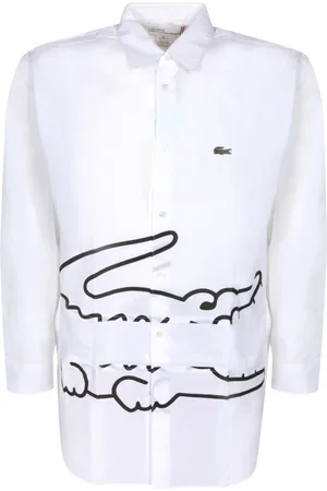 Comme des Garçons Koszule, Mężczyzna, Biały, M, Bawełna, Klasyczna Koszula z Długim Rękawem z Kołnierzykiem