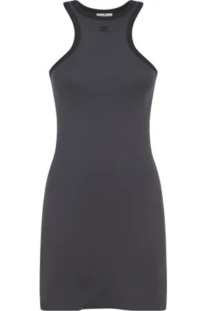 Courrèges Sukienki, Kobieta, Szary, S, Eleganckie Sukienki