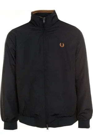 Fred Perry Kurtki, Mężczyzna, Niebieski, 2XL, Poliester, Padded Jacket with Double Stripes