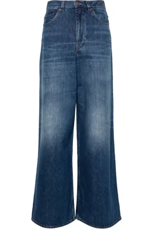 Chloé Jeansy, Kobieta, Niebieski, W29, Bawełna, Jeansyy Palazzo
