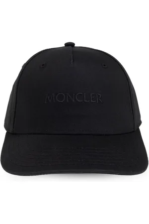 Moncler Akcesoria, Kobieta, Czarny, ONE SIZE, Zdobiona czapka dla stylowego wyglądu