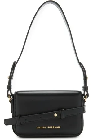 Chiara Ferragni Torebki, Kobieta, Czarny, ONE SIZE, Czarna Torba na Ramię