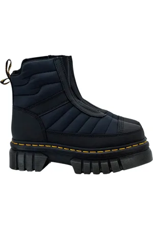 Dr. Martens Buty, Kobieta, Czarny, 37 EU, Pikowane Botki Chelsea na Platformie