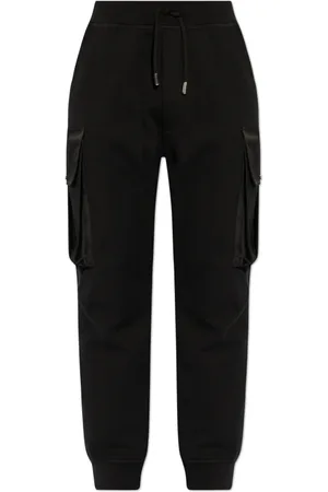Dsquared2 Spodnie, Mężczyzna, Czarny, M, Bawełna, Spodnie dresowe Cargo