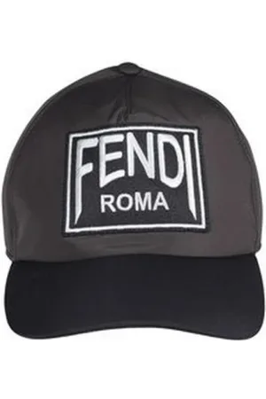 Fendi Akcesoria, Mężczyzna, Wielobarwność, ONE SIZE, Poliester, Stylowy kapelusz Ss 22